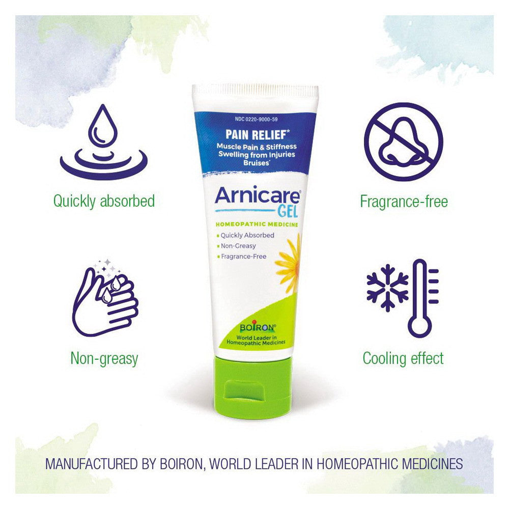 Boiron Arnicare Gel Pain Relief Homeopathic Medicine, 1.5 Oz