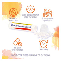 Boiron Oscillococcinum Flu-like Symptoms Homeopathic Medicine, 6 Doses, 0.04 oz Ea