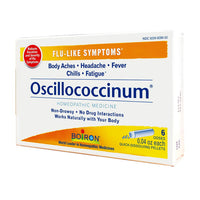 Boiron Oscillococcinum Flu-like Symptoms Homeopathic Medicine, 6 Doses, 0.04 oz Ea