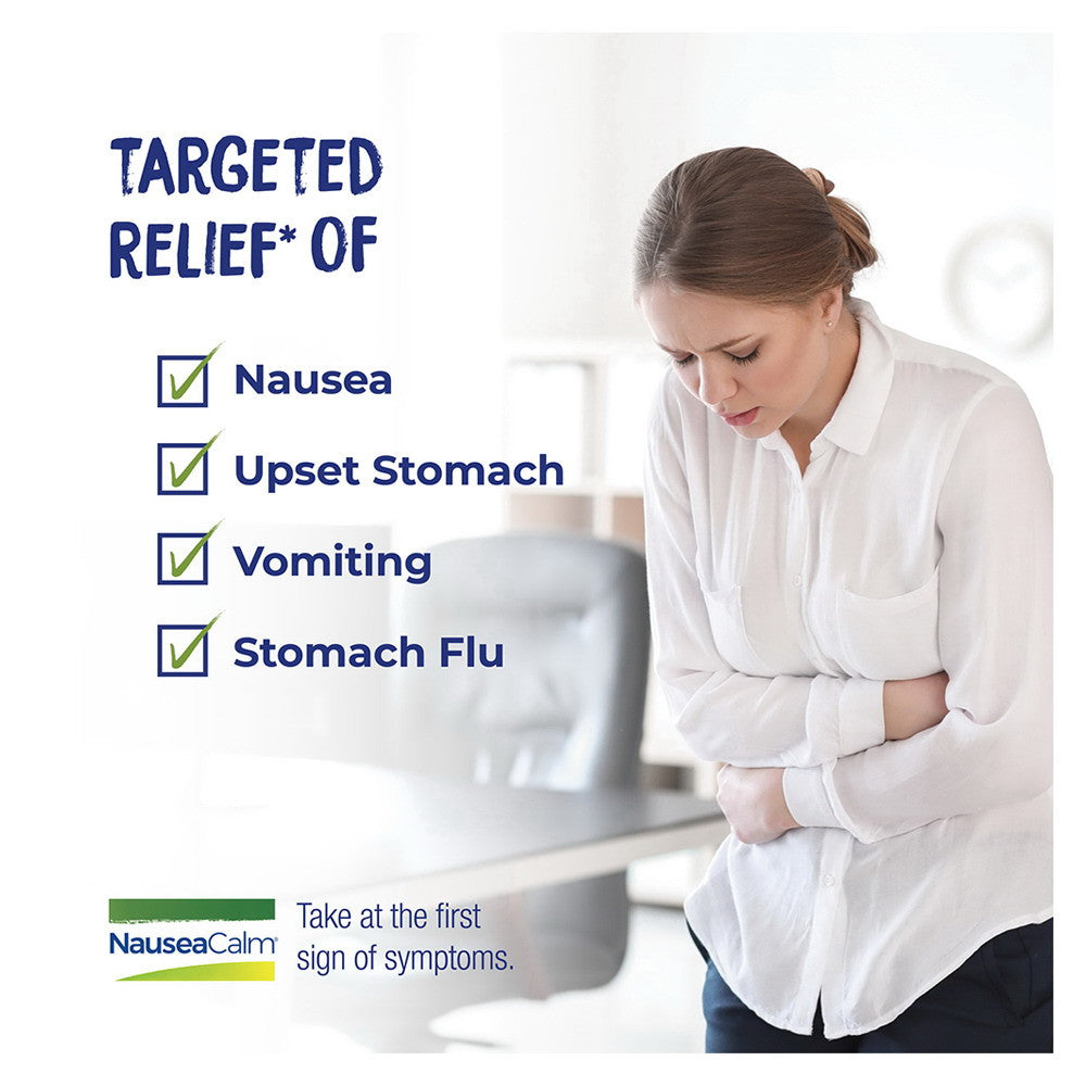 Boiron NauseaCalm Homeopathic Meltaway Tablets, 60 Ea