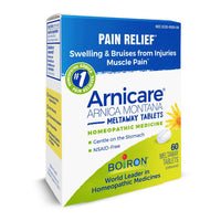 Boiron Arnicare Arnica Homeopathic Meltaway Tablets for Pain Relief, 60 Ea