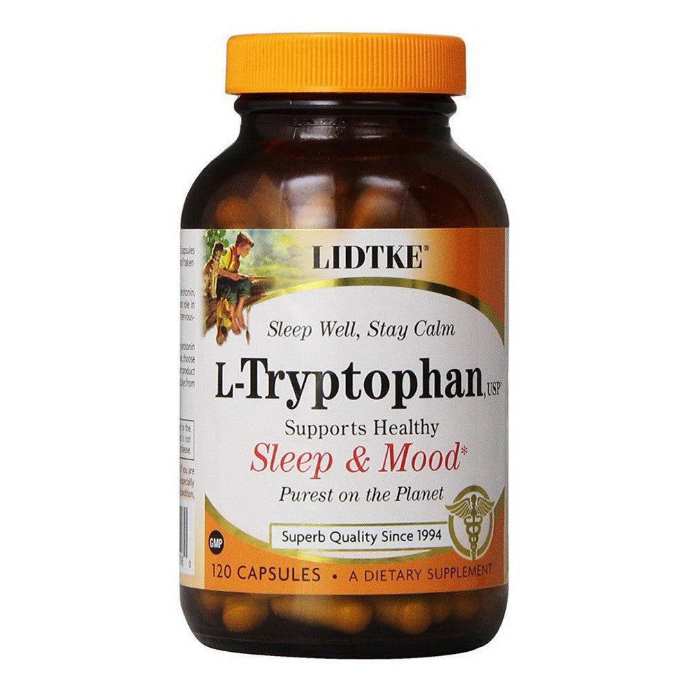 Lidtke Technologies L-Tryptophan Capsules, 120 Count