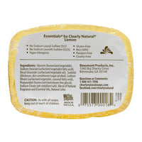 Clearly Natural Essentials Glycerine Bar Soap, Lemon, 4 Oz