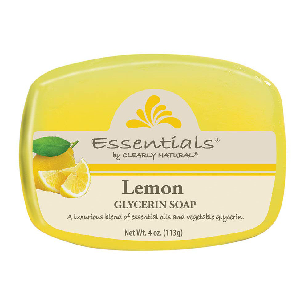 Clearly Natural Essentials Glycerine Bar Soap, Lemon, 4 Oz