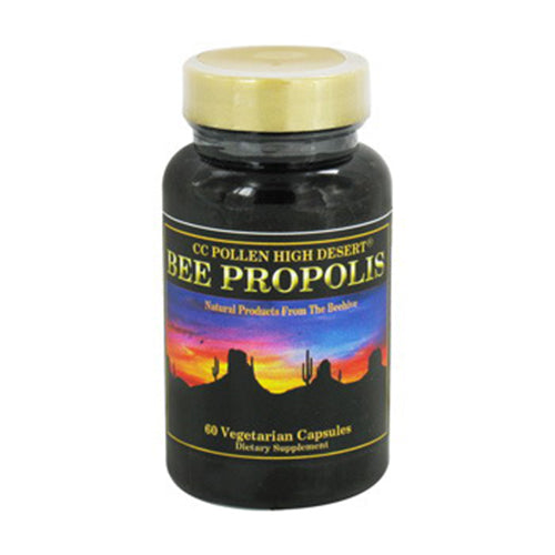 CC Pollen High Desert Bee Propolis Vegetarian Capsules for Antioxidant and Bioflavonoid Support 60Ea