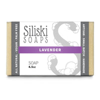 Siliski Soaps Simple Skincare, Bath Soap, Lavender, 4.5 Oz