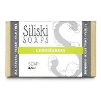 Siliski Soaps Simple Skincare Bath Soap, Lemongrass, 4.5 Oz