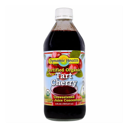 Dynamic Health Certified Organic Tart Cherry Juice Concentrate, 16 Oz