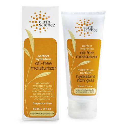 Earth Science Perfect Hydration Oil Free Moisturizer Facial Lotion Fragrance Free 2Oz (59ml)