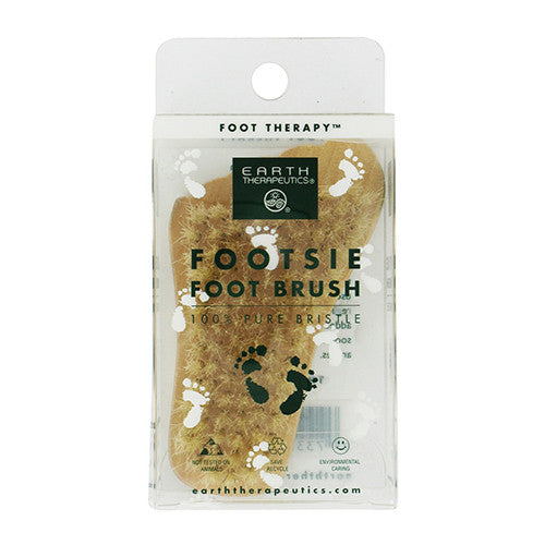 Earth Therapeutics Footsie 100% Pure Bristle Foot Brush, 1 Ea