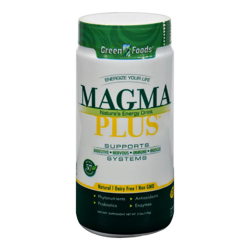 Green Foods All Natural Superfood Magma Plus Powder Daily Nutrition 5.3Oz (150g)