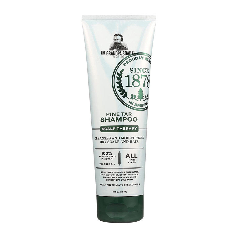 Grandpas Pine Tar Hair Shampoo For All Hair Types, 8 Oz