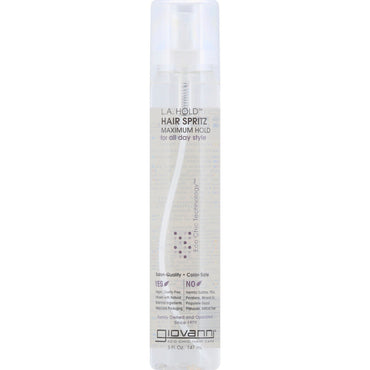 Giovanni L.A Hold Hair Spritz For All Day Style, 5 Oz