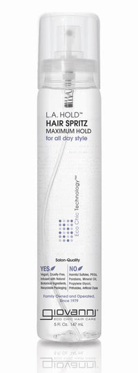 Giovanni L.A Hold Hair Spritz For All Day Style, 5 Oz