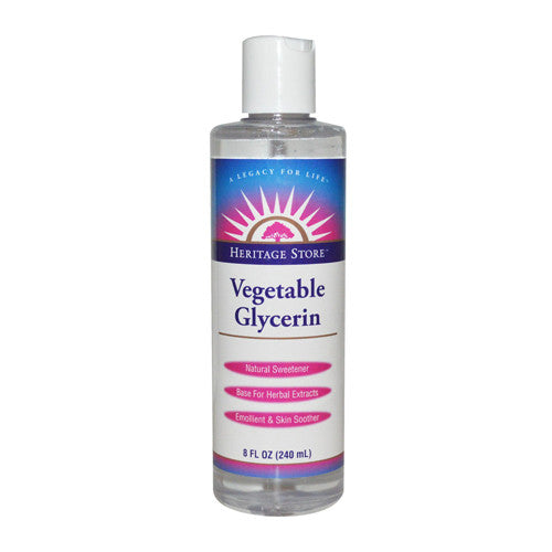 Heritage Store Vegetable Glycerin, 8 Oz