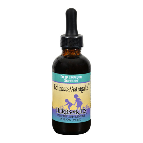 Herbs for Kids Echinacea Astragalus Drops for Deep Immune System Support 2Oz (59ml)