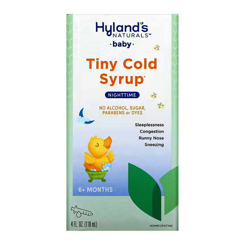 Hylands Homepathic Cold Syrup Nighttime Tiny Baby, 4 Oz