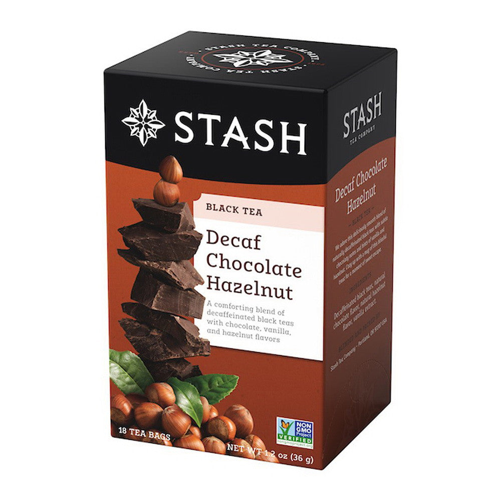 Stash Decaf Chocolate Hazelnut Tea Bags, 18 Ea