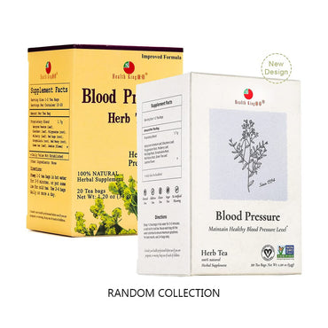 Health King Medicinal Teas Blood Pressure Herb Tea Bags, 20 Ea