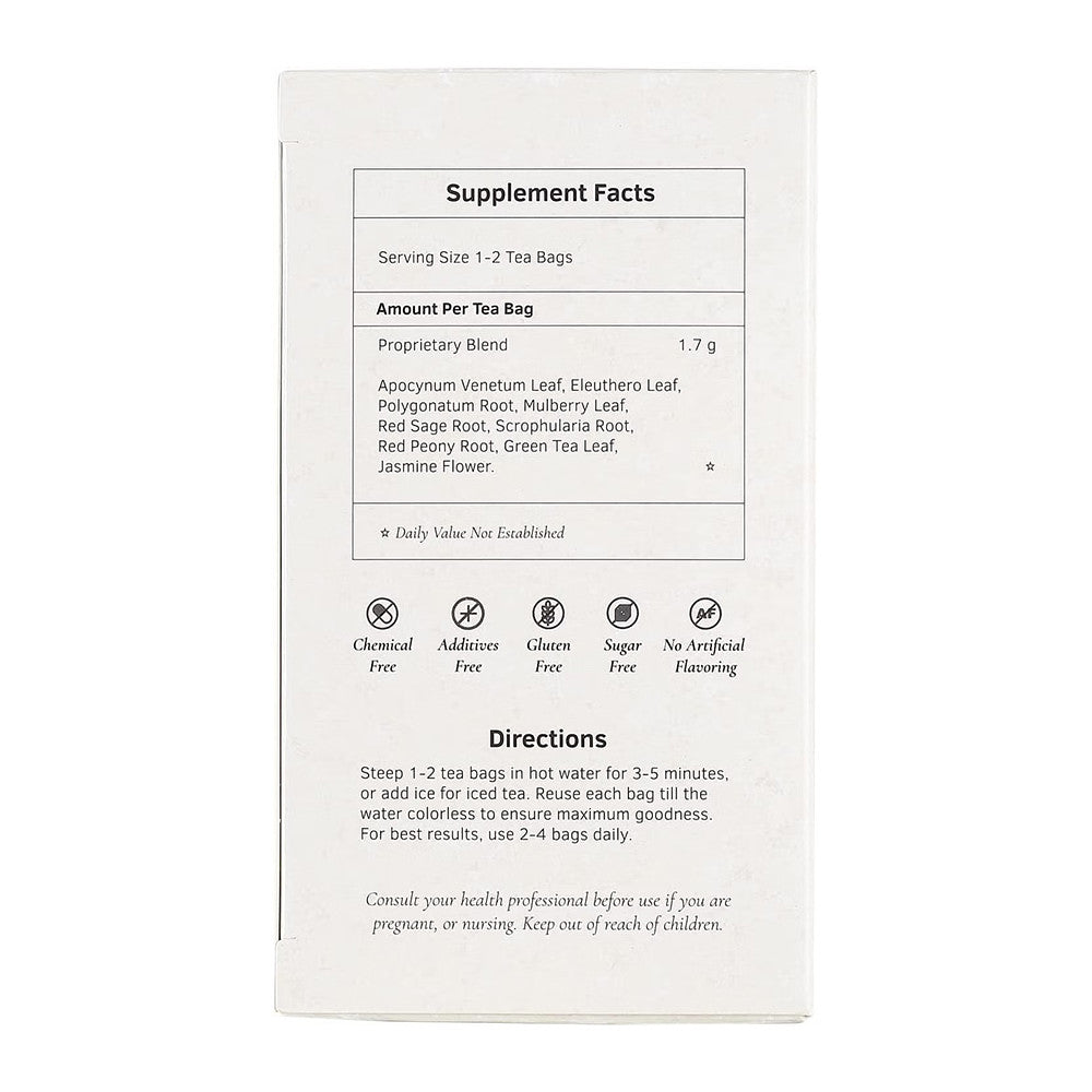 Health King Medicinal Teas Blood Pressure Herb Tea Bags, 20 Ea