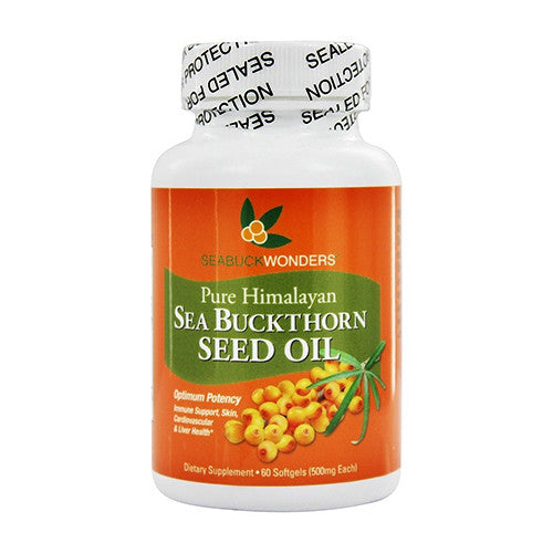 Seabuck Wonders Sea Buckthorn Seed Oil 500 Mg Softgels, 60 Ea