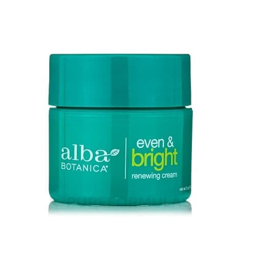 Alba Botanica Even and Bright Renewing Cream with Swiss Alpine Complex, 2 Oz