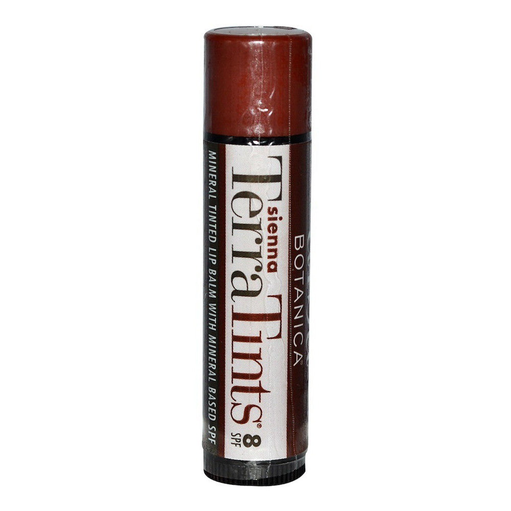 Alba Botanica Sienna Terra Tints Lip Balm SPF 8, 0.15 Oz