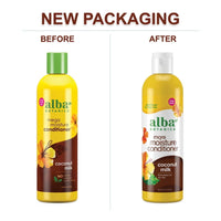 Alba Botanica More Moisture Conditioner, Coconut Milk, 12 Oz
