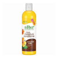 Alba Botanica More Moisture Conditioner, Coconut Milk, 12 Oz