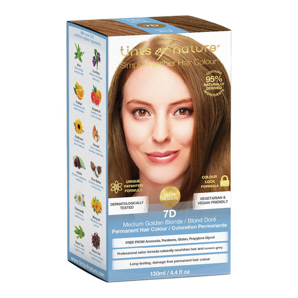 Tints of Nature 7D Golden Blonde Permanent Hair Colour, 4.4 Oz