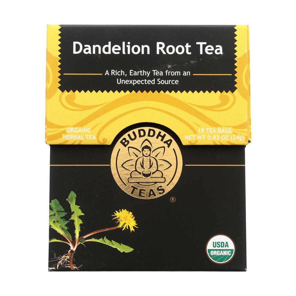 Buddha Teas Organic Dandelion Root Tea Bags, 18 Ea