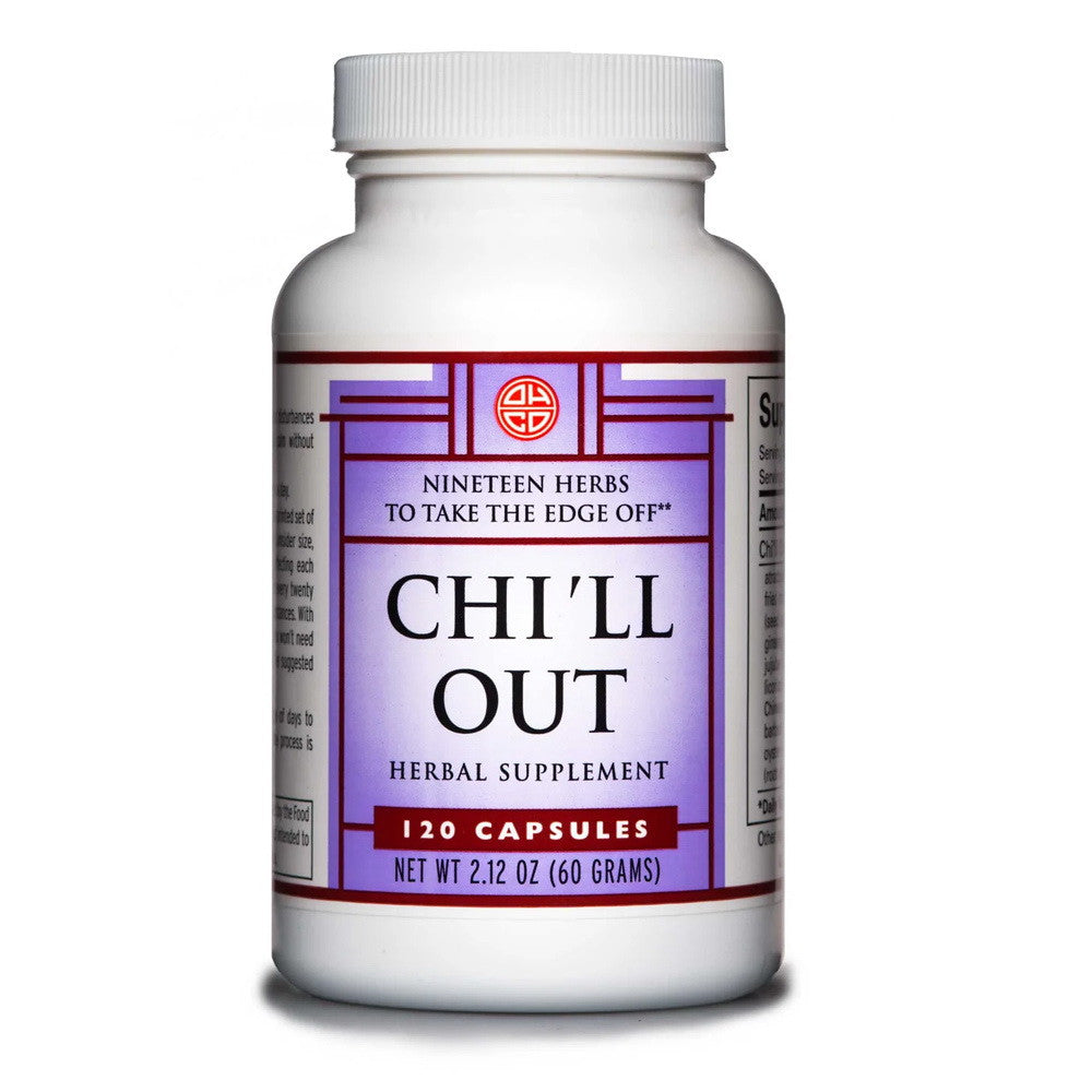 Chi'll Out by OHCO Oriental Natural Herbal Supplement Capsules, 120 Ea