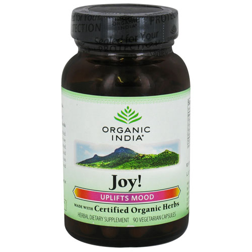 Organic India Organic Joy Formula Capsules Uplifts Mood - 90 Ea