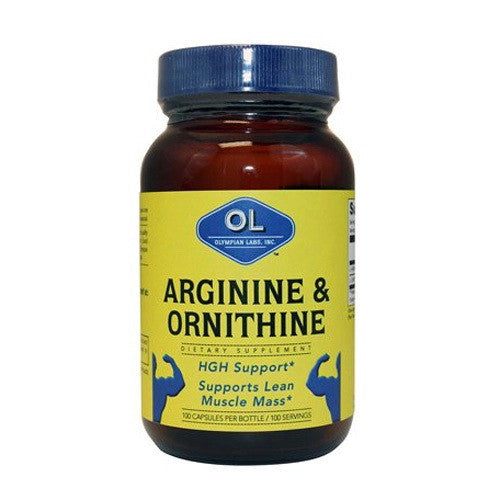 Olympian Labs Arginine And Ornithine Capsules - 100 Ea