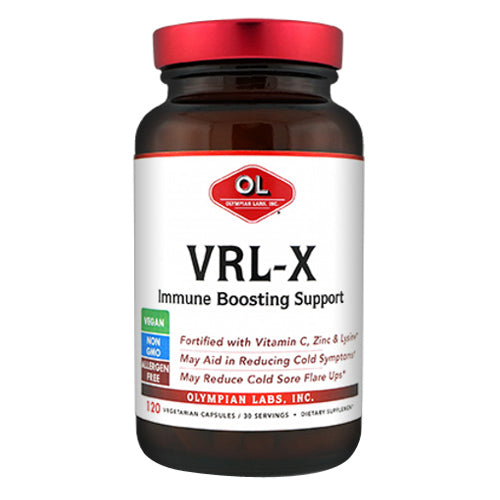 Olympian Labs VRL X Immune Boosting Support Vegetarian Supplement Capsules, 120 Ea