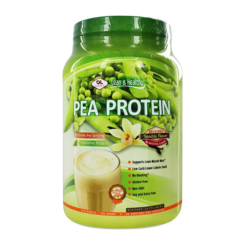 Olympian Labs Lean And Healthy Pea Protein, Vanilla, 25.9 Oz