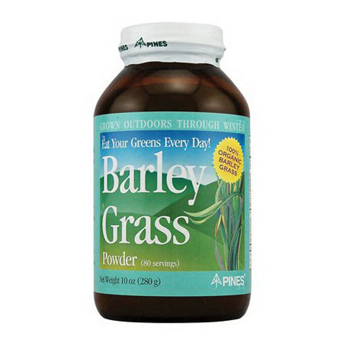 Pines International Barley Grass Powder 100% Organic, 10 Oz