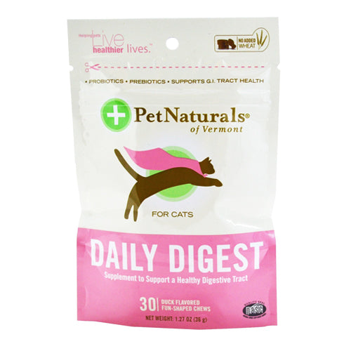 Pet Naturals Of Vermont Daily Probiotic For Cats Chews, 30 Ea