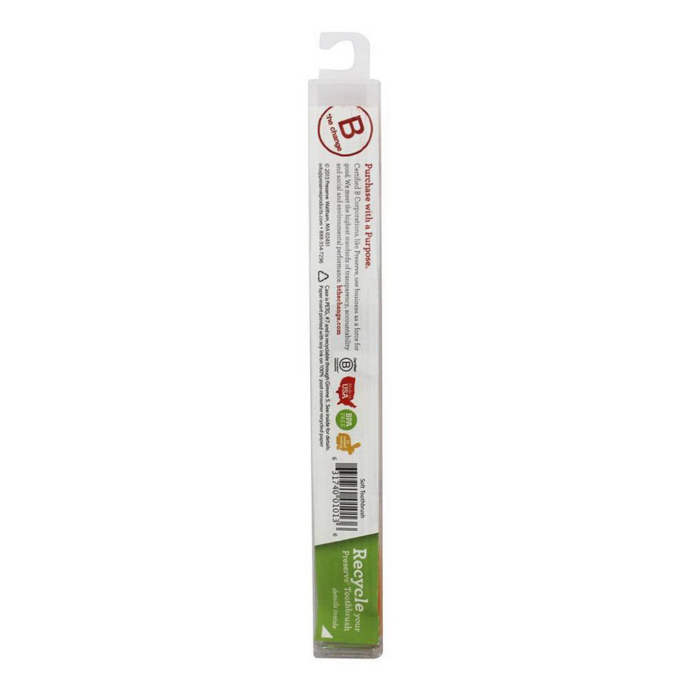 Preserve Adult Medium Toothbrush With Mailer Assorted Colors, 1 Ea