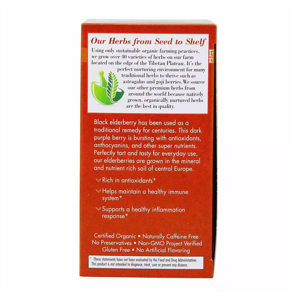 Bravo Tea Organic Elderberry Tea Bags, 20 Ea