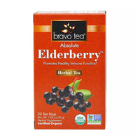 Bravo Tea Organic Elderberry Tea Bags, 20 Ea