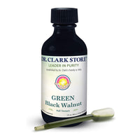 Dr Clark Store Green Black Walnut Hull Tincture, 2 Oz