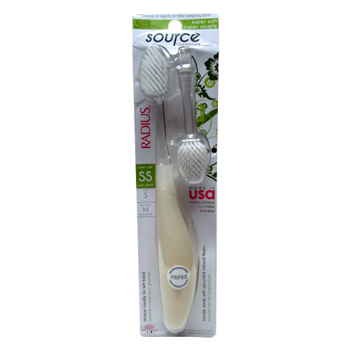 Radius Source Medium Toothbrush Super Soft With Replacement Head, 1 Ea ...