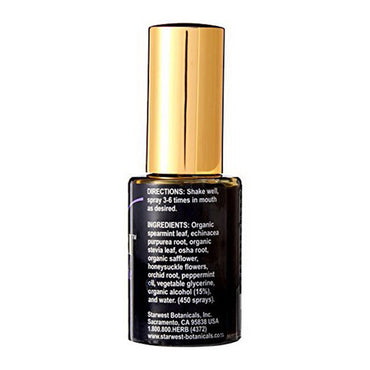 Satori Vocal Rescue Starwest Botanicals Liquid, 1 Oz