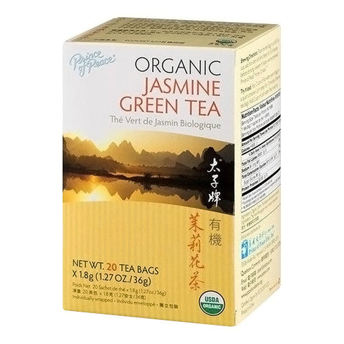 Prince Of Peace Organic Jasmine And Green Tea Sachets, 20 Ea