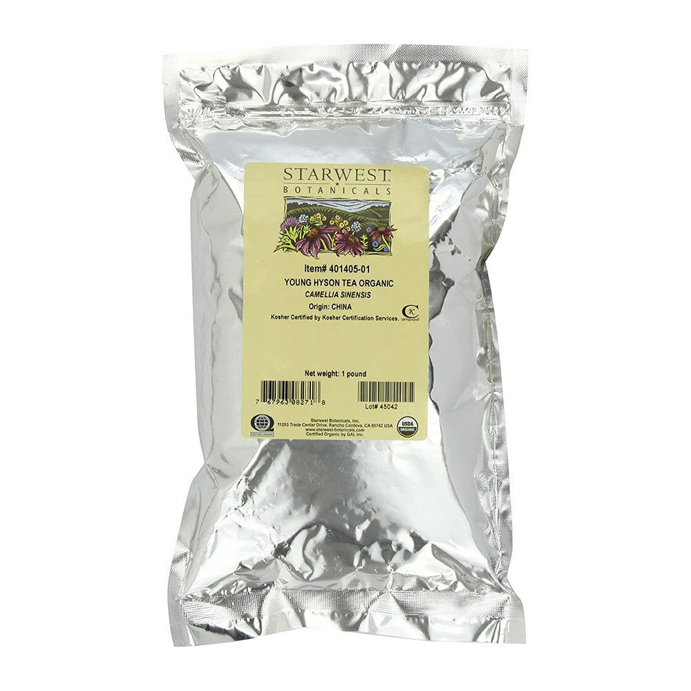 Starwest Botanicals Organic Young Hyson Tea Bag, 1 Lbs