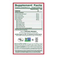 Traditional Medicinals Gypsy Cold Care Elderflower Spice Caffeine Free Wrapped Tea Bags, 16 Ea