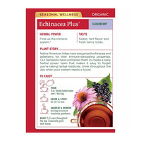 Traditional Medicinals Organic Echinacea Plus Elderberry Tea Bags - 16 Ea