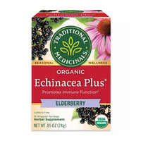 Traditional Medicinals Organic Echinacea Plus Elderberry Tea Bags - 16 Ea