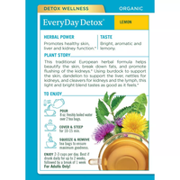 Traditional Medicinals Everyday Detox Herbal Tea Bags, Lemon, 16 Ea
